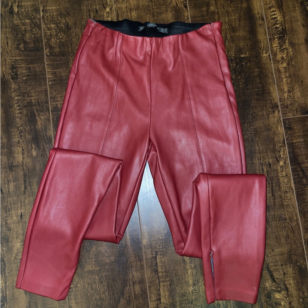 2 pairs of pants - Zara and H&M faux leather pants (2 for $20)